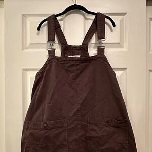 NEVER WORN Free People Brown Shortalls Pinafore Dress